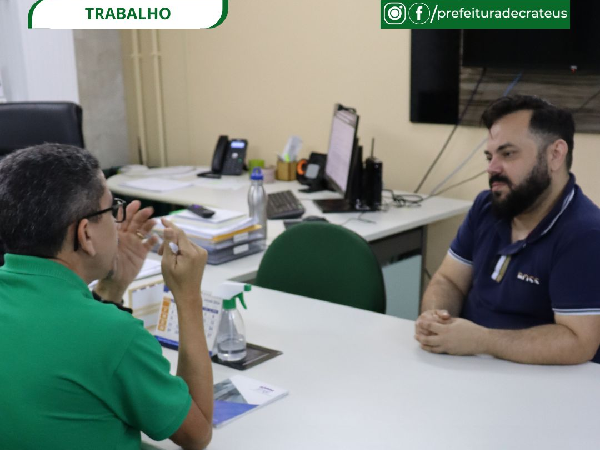 A Secretaria de Trabalho, Ciência e Tecnologia, esteve reunida hoje com o Coordenador da CREDE 13 para planejar ações.