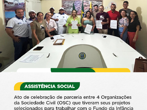 Organizações da Sociedade Civil (OSC).