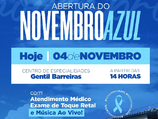 ABERTURA DO NOVEMBRO AZUL.