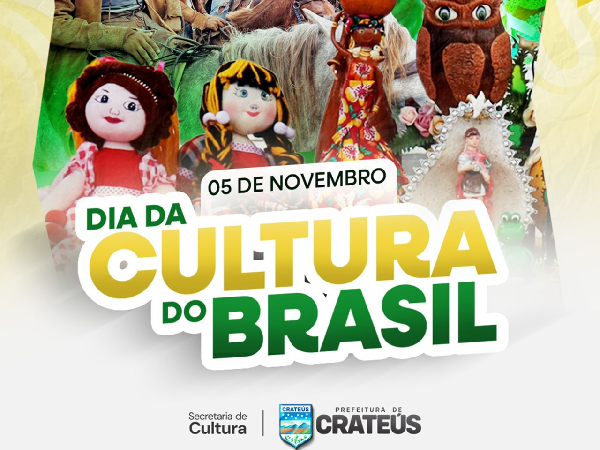 05 de Novembro Dia da Cultura!