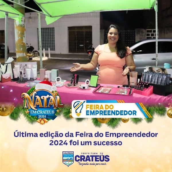 A Prefeitura Municipal de Crateús, através da Secretaria de Desenvolvimento Econômico e Empreendedorismo,